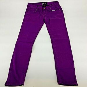 Love Culture Girls Purple Denim Skinny Jeans Youth Size 7